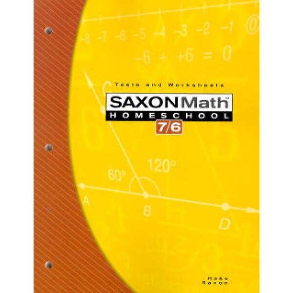 Saxon Math 76 Homeschool Tests And Worksheets Veritas Press